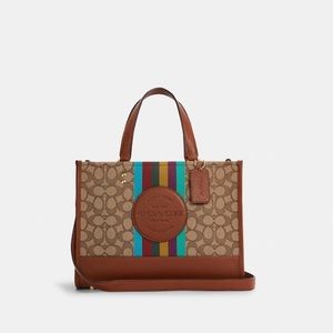 COACH Dempsey Carryall In Signature Jacquard With Stripe And Coach Patch